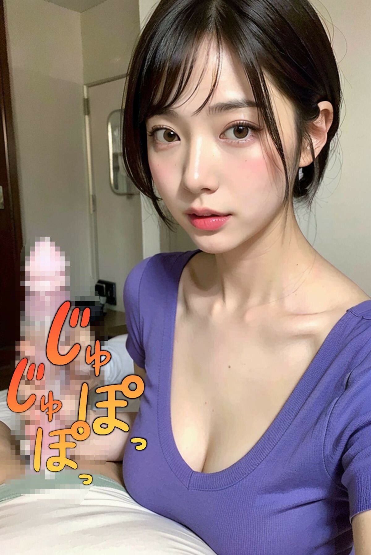 サンプル画像1:メンエス嬢が射精管理〜まだ出しちゃダメって言ったでしょ？〜全ページ演出付(妄想グラビア出版) [d_311240]