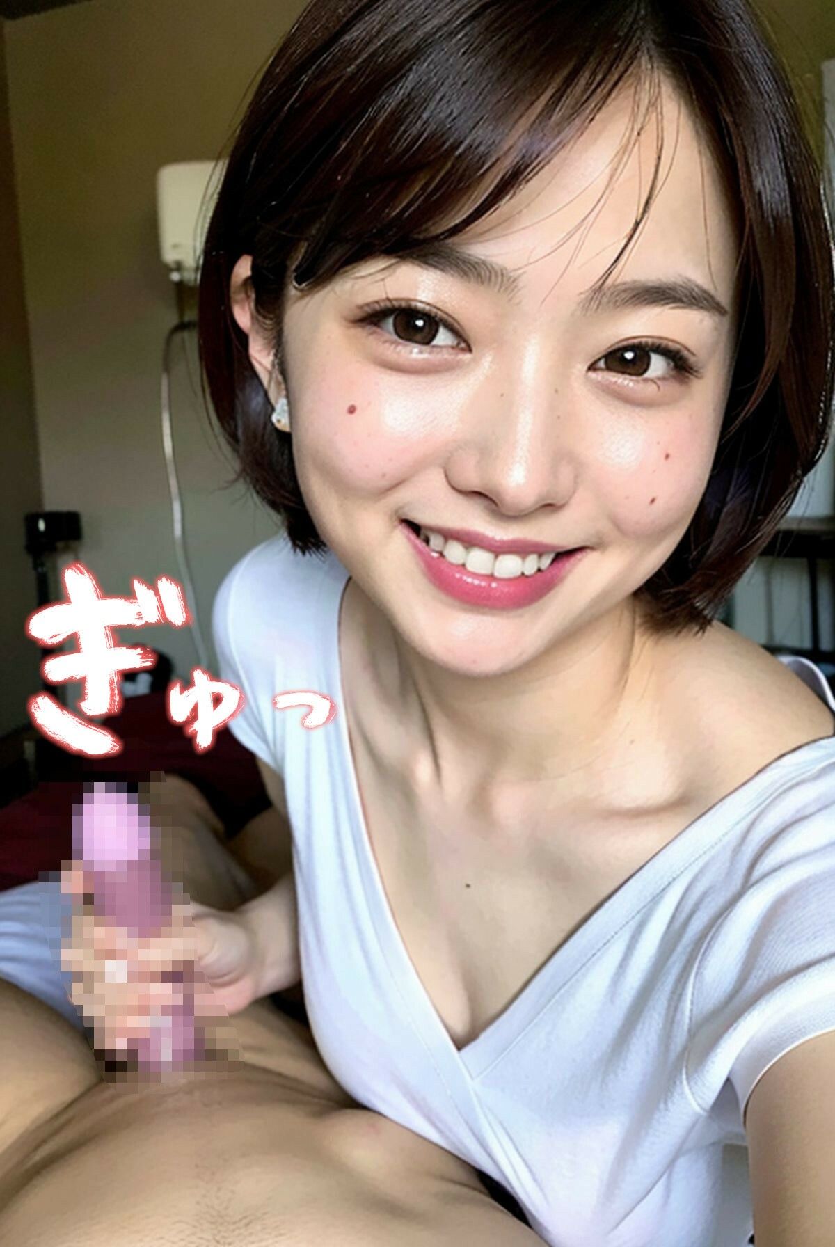 サンプル画像2:メンエス嬢が射精管理〜まだ出しちゃダメって言ったでしょ？〜全ページ演出付(妄想グラビア出版) [d_311240]