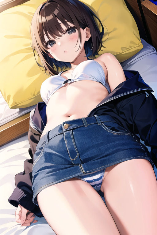 サンプル画像4:虹かけ誌 ガールズ＆パンツァー イラスト集5 自宅ではエロかわいい丸山紗希(九情承太郎商店) [d_311394]