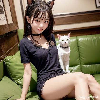 サンプル画像2:猫耳カフェ(Day Dream) [d_311444]