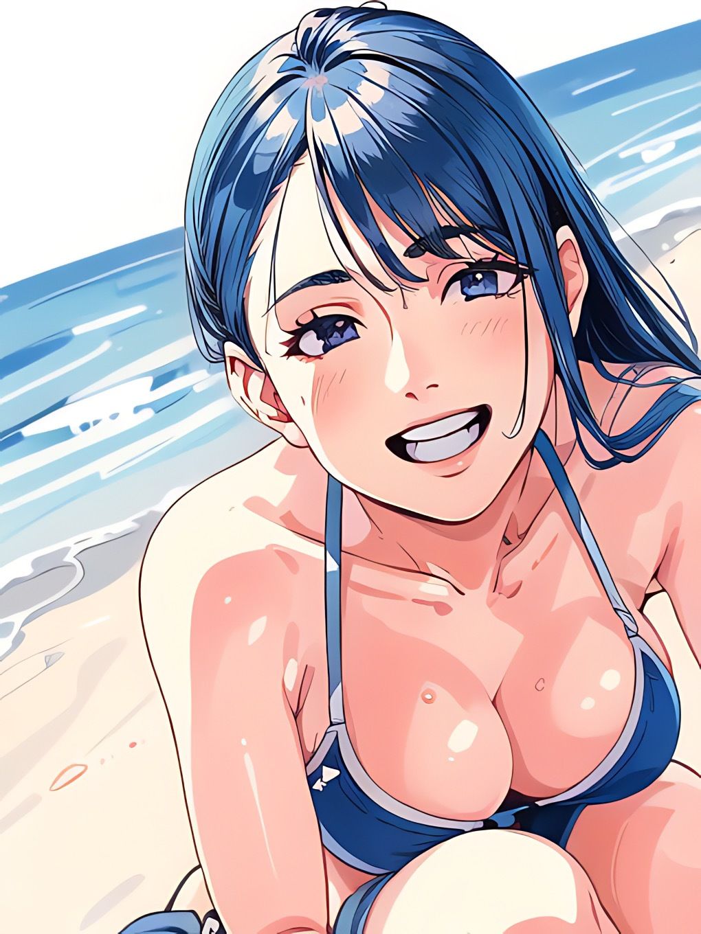 サンプル画像1:自撮り彼女 後編(やすの岬) [d_311510]