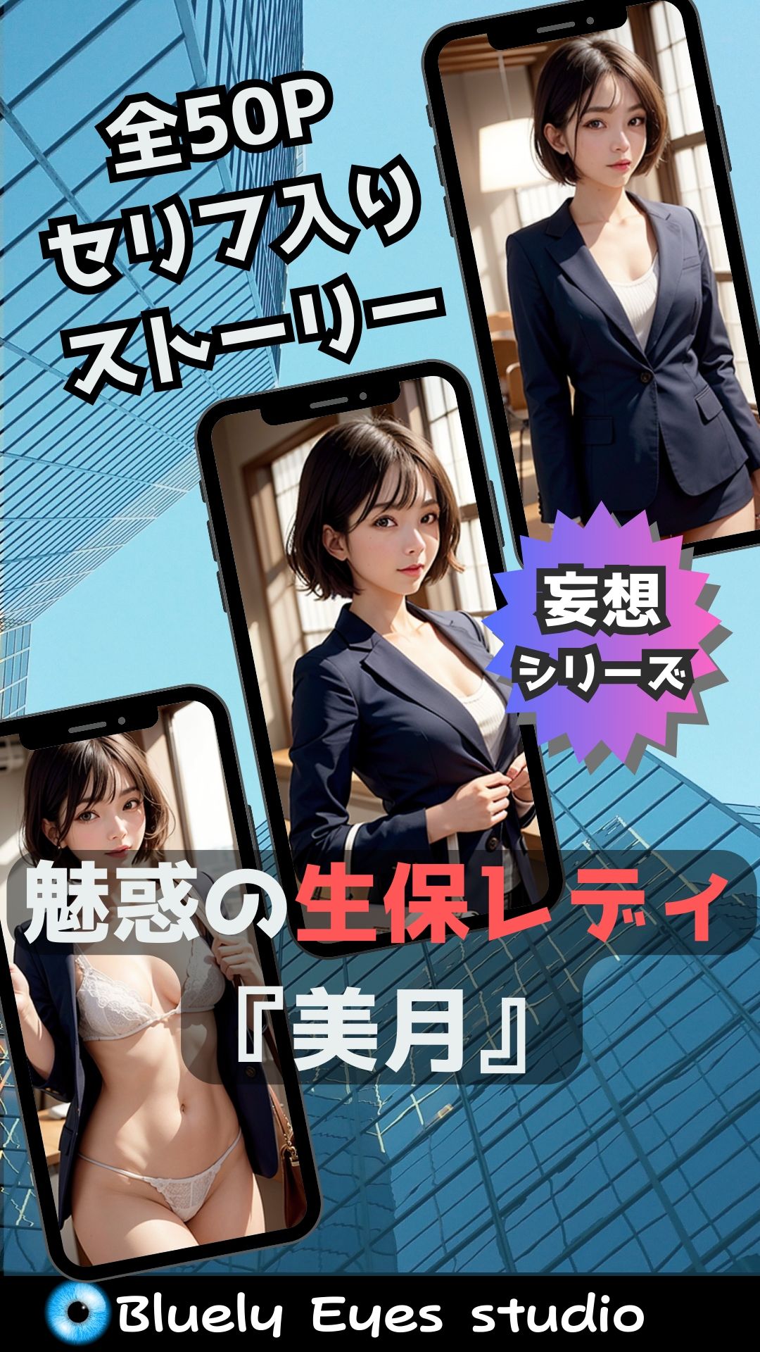 サンプル画像1:【妄想シリーズ】魅惑の生保レディ『美月』(Bluely Eyes Studio) [d_311526]