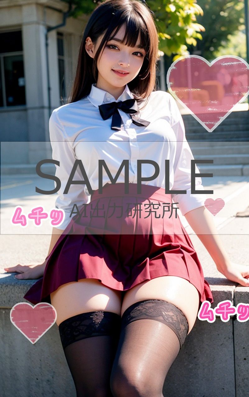 サンプル画像3:制服モノでヌク前に(AI出力研究所) [d_311790]