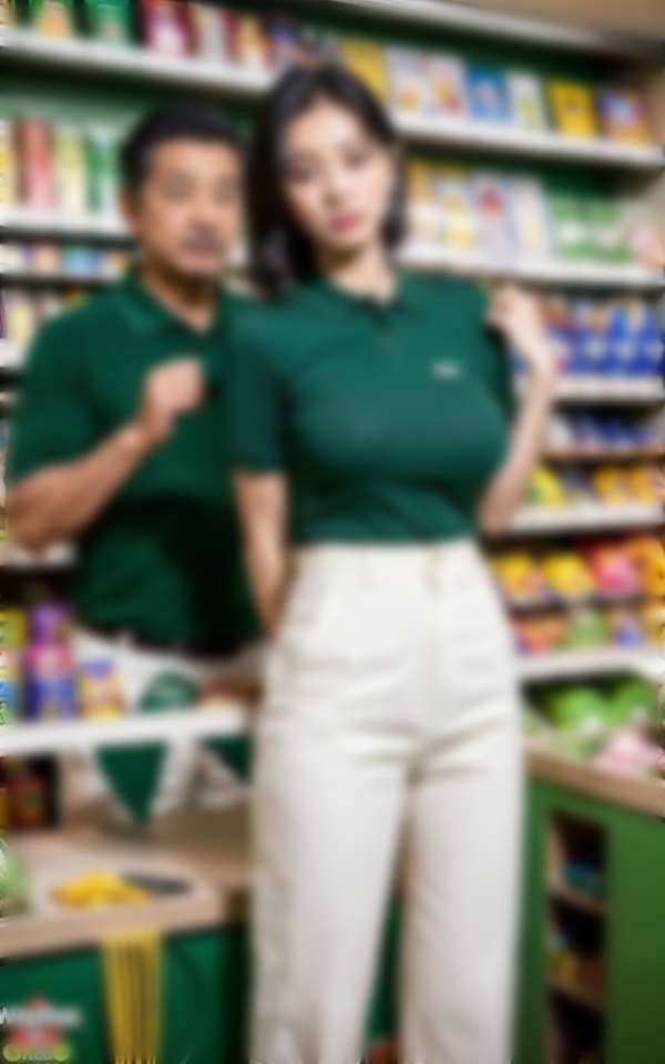 サンプル画像1:超えろすぎる近所のコンビニで働く熟女(4K-LABO) [d_311850]