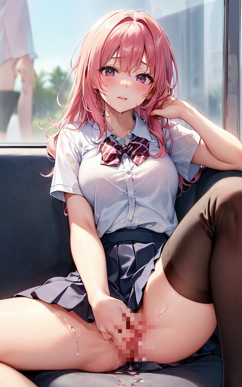 サンプル画像1:いまどきJKの通学オ〇ニー(男の夢工房) [d_311851]