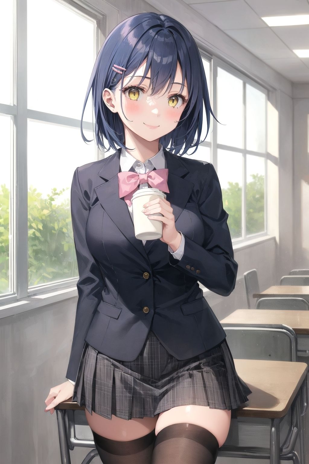 サンプル画像5:［イラスト集］［200枚↑］［時間停止］［ぶっかけ］ 時間停止を使わざるを得ない_清楚系クラスメイト編(ラコーンシティ) [d_311875]