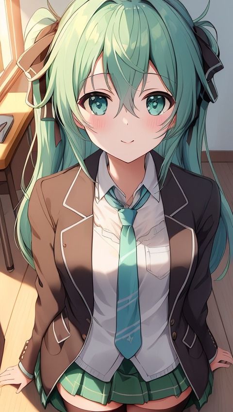 サンプル画像1:エメラルドヘアー画像集2(エイト) [d_311921]