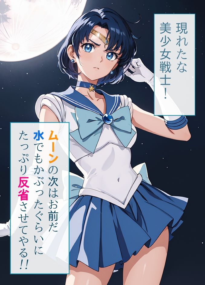 サンプル画像1:美少女戦士わからせ調教 マーキュリーを反省させる！(がざしー) [d_311959]