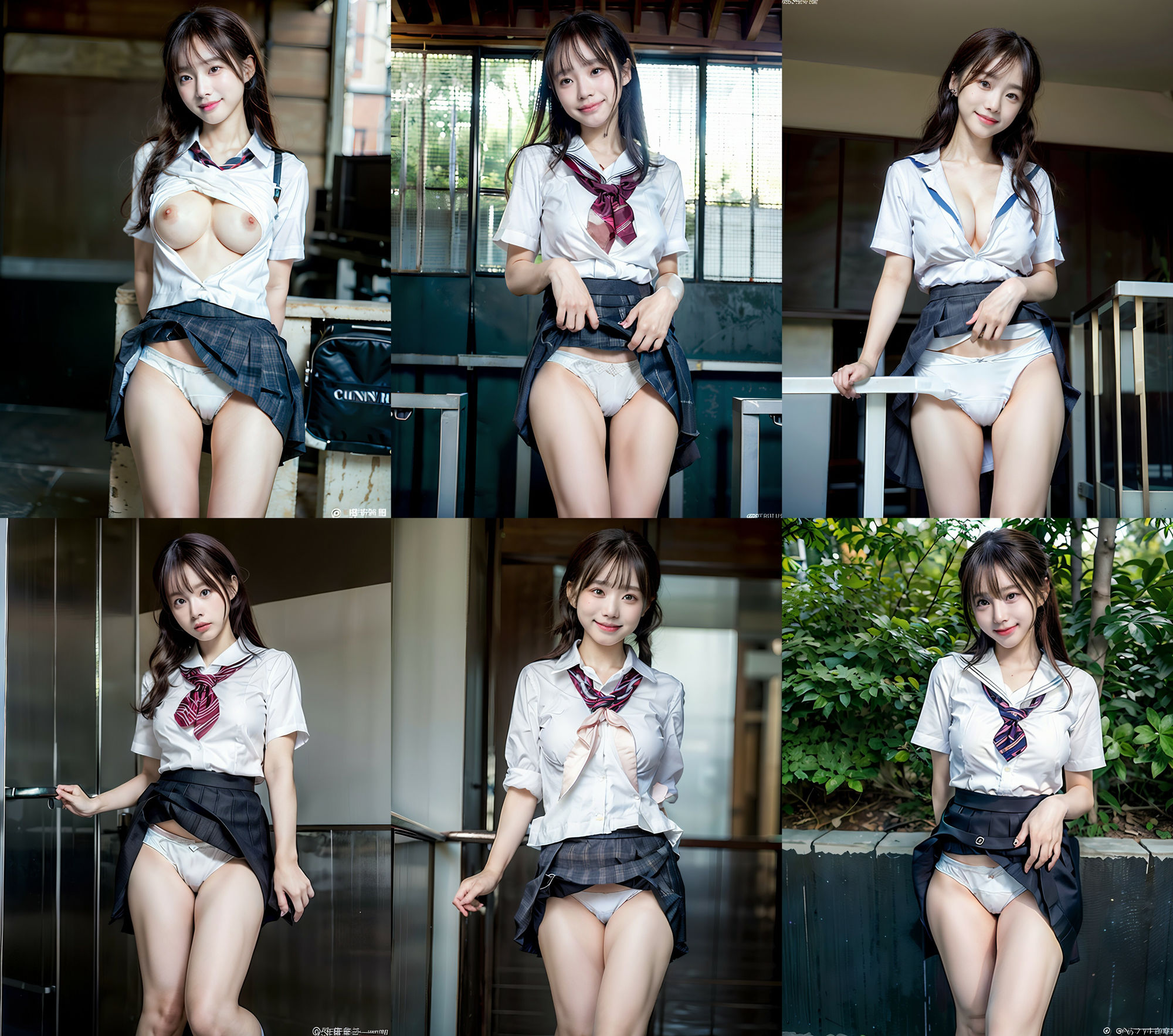 サンプル画像3:女〇○生！！ 200P 野外S〇X/バックS〇X/ぶっかけS〇X/パンチラ(SakuraBooks) [d_311994]