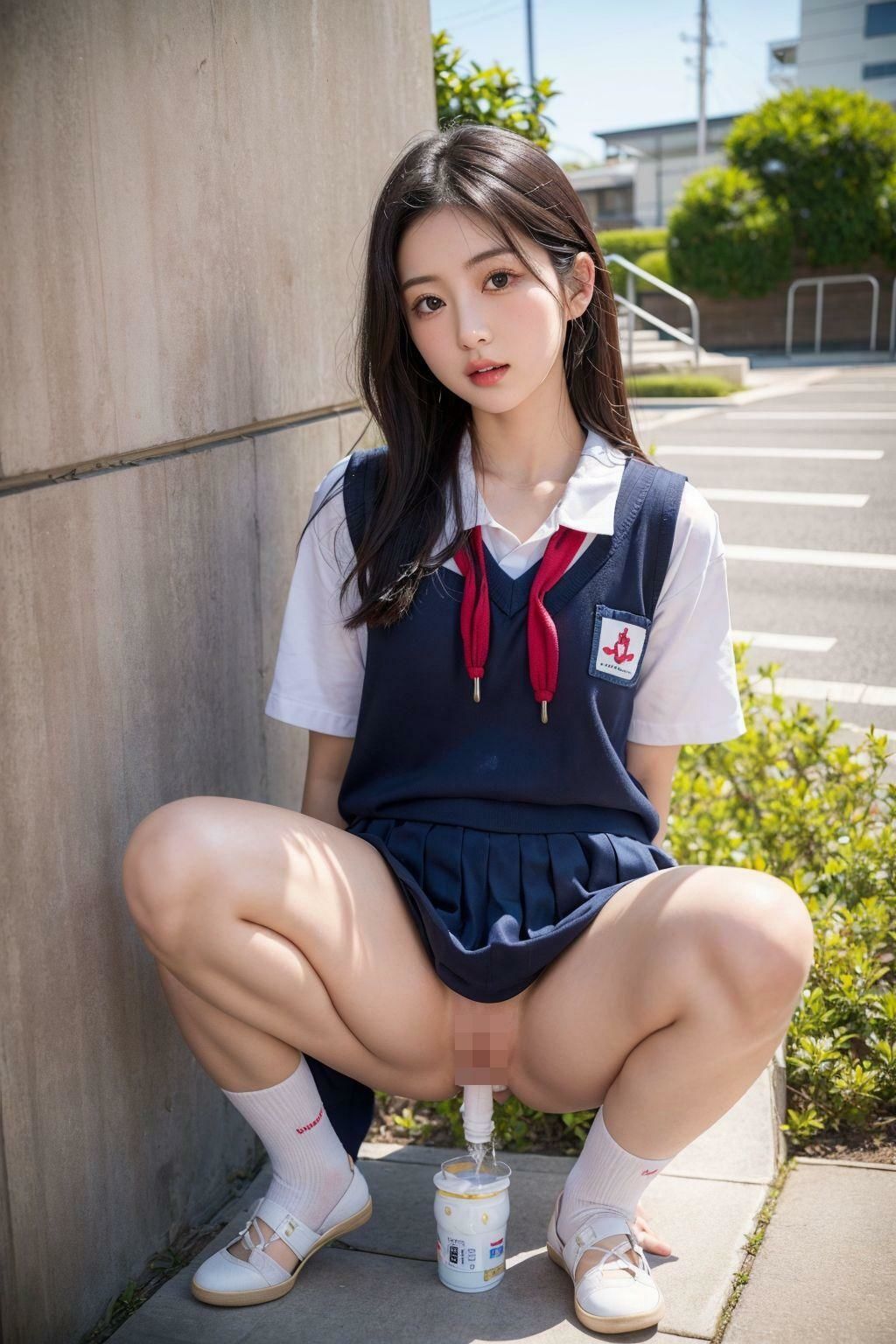 サンプル画像1:美少女放尿DIARY(無限想像工房) [d_312029]