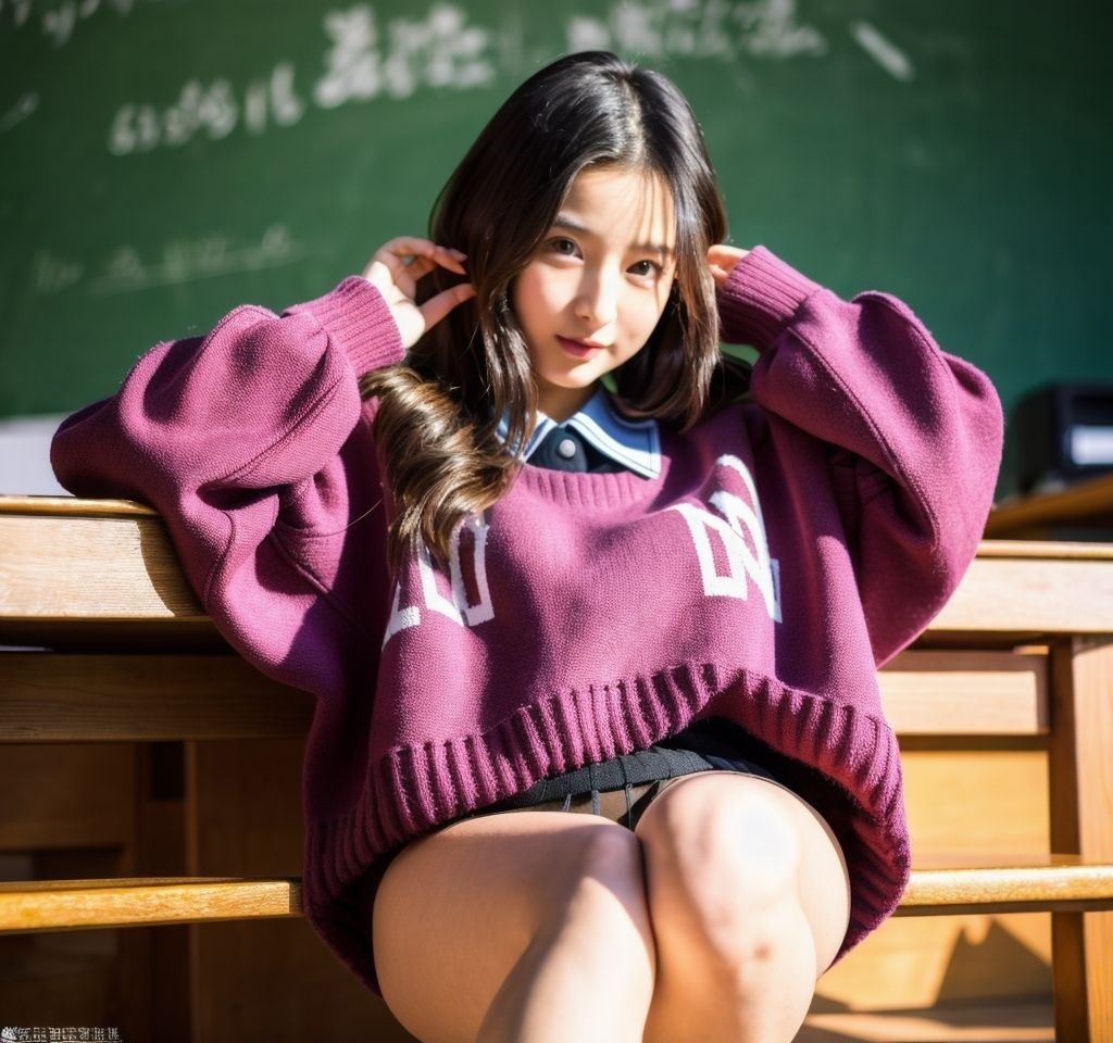 サンプル画像1:制服女子(隙間産業) [d_312041]