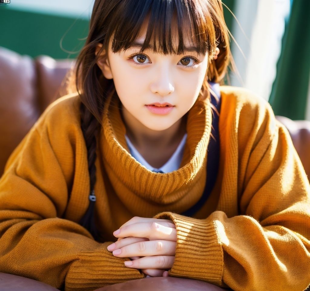 サンプル画像3:制服女子(隙間産業) [d_312041]