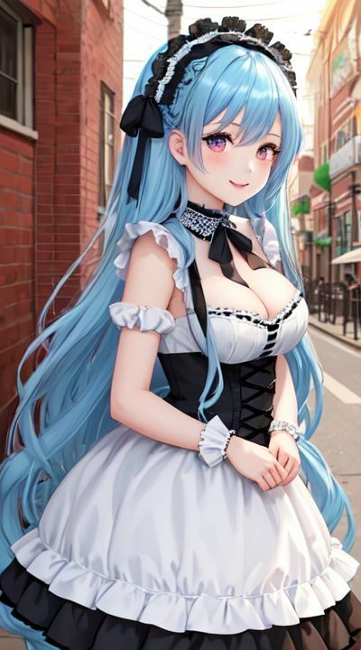 サンプル画像4:ゴスロリファッション(AI666) [d_312042]