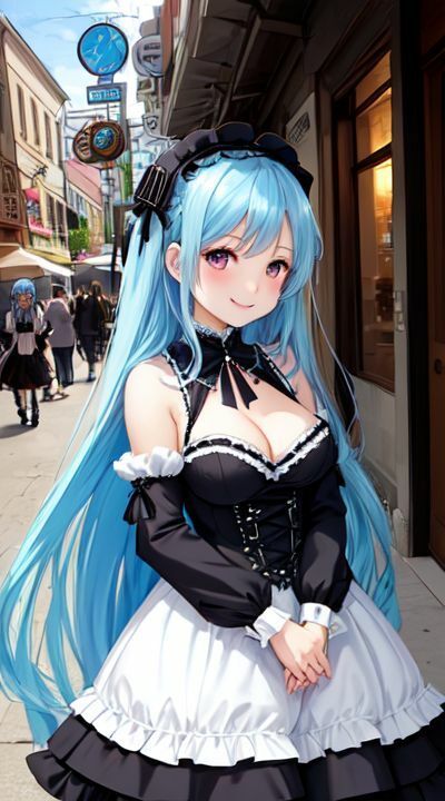 サンプル画像5:ゴスロリファッション(AI666) [d_312042]