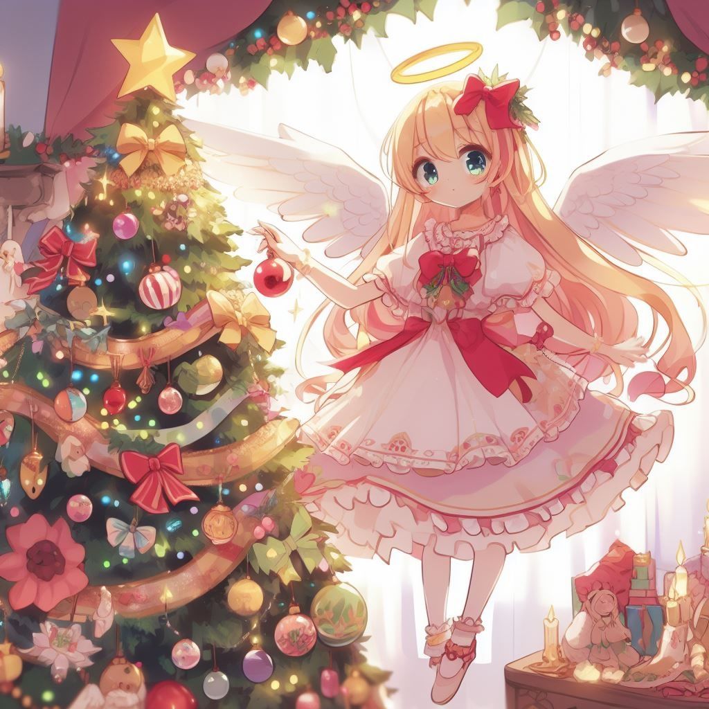 サンプル画像5:天使×クリスマス(ちぇりおR) [d_312051]