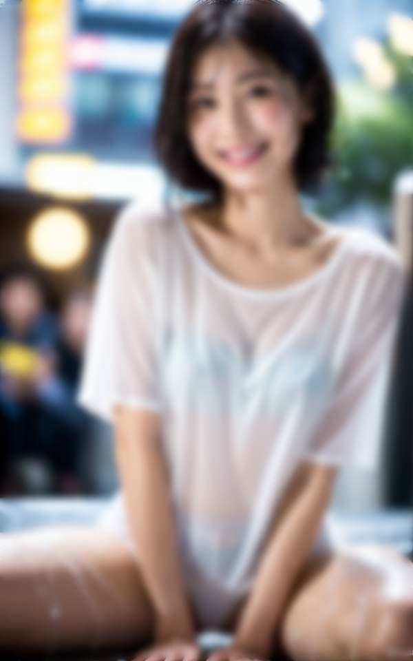 サンプル画像1:ゲリラ豪雨 びしょ濡れ美少女の誘惑(4K-LABO) [d_312067]