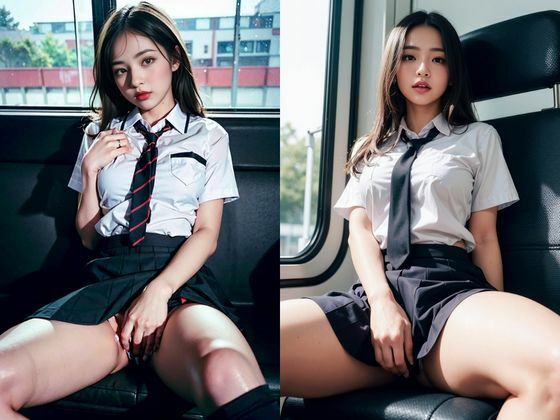 サンプル画像5:女子校生の初リアル露出(AIシテルProject) [d_312130]