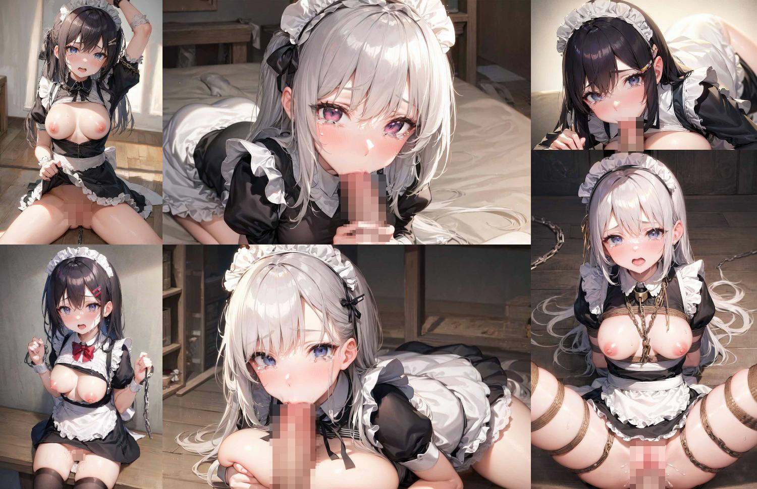 サンプル画像6:性欲処理オナホの口リメイド(すもぽん) [d_312134]