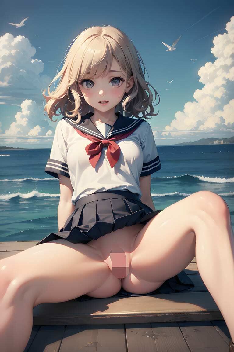 サンプル画像5:［高画質］ 美少女学生の開脚シーン集めました。(星彩工房) [d_312153]