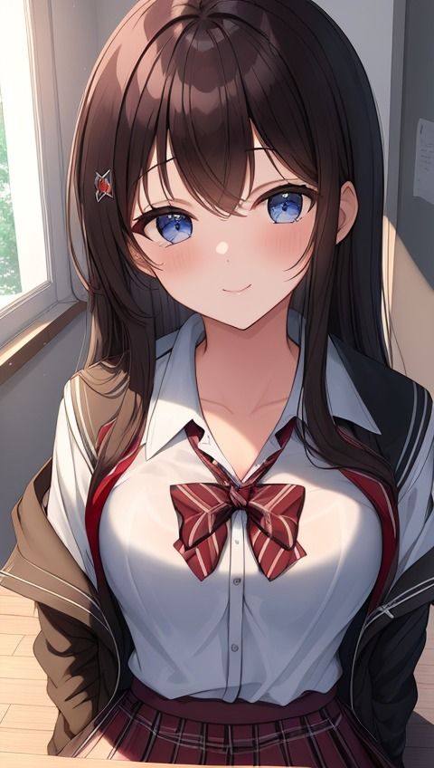 サンプル画像3:制服女子(エイト) [d_312167]