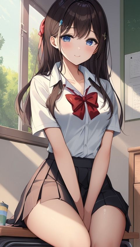 サンプル画像4:制服女子(エイト) [d_312167]