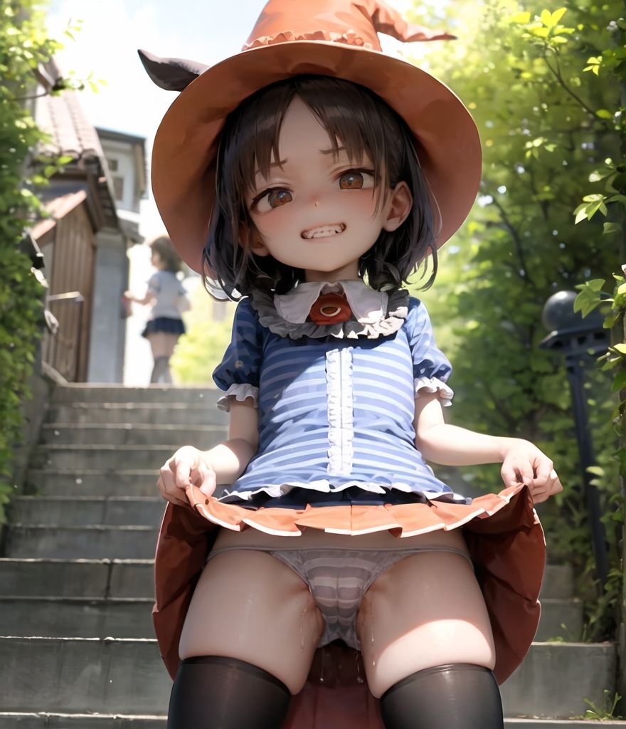 サンプル画像2:【180枚】『とりっく・おあ・とりーと』〜お菓子をあげてイタズラするぞ〜(AI Surufumi 摺文愛) [d_312218]