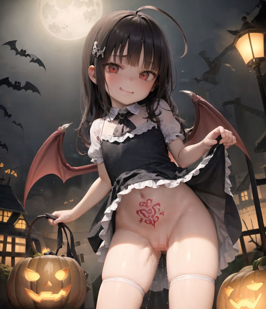 サンプル画像6:【180枚】『とりっく・おあ・とりーと』〜お菓子をあげてイタズラするぞ〜(AI Surufumi 摺文愛) [d_312218]