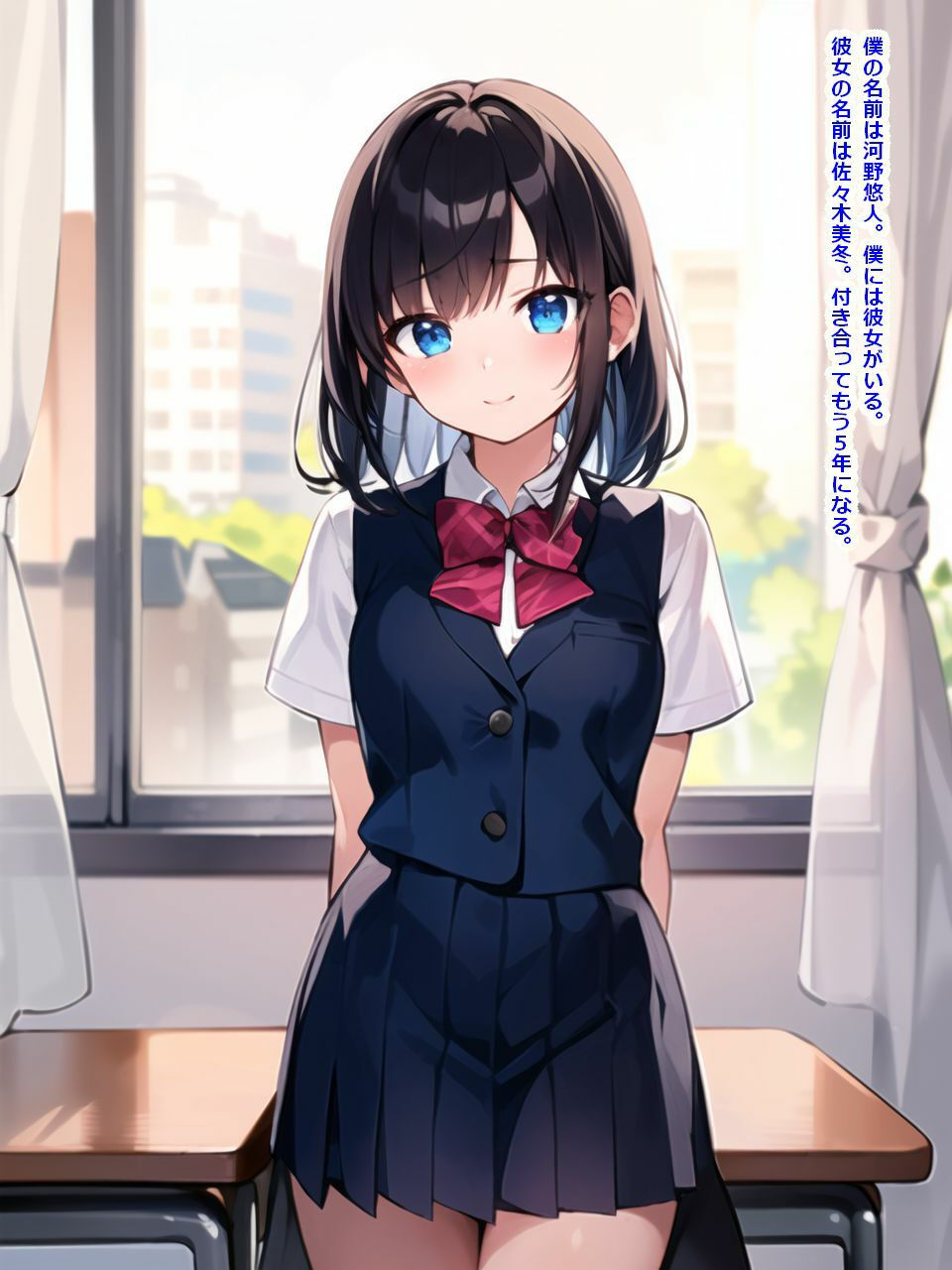 サンプル画像1:彼女と5年前の彼女とやりまくる話(三段差) [d_312238]