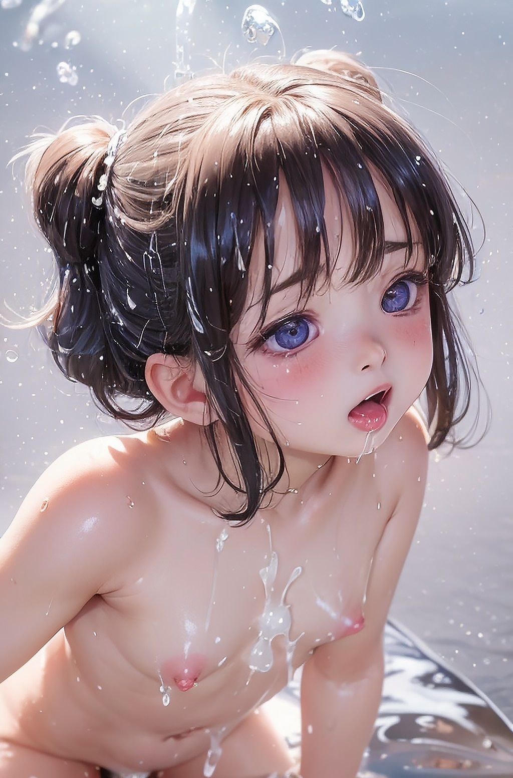 サンプル画像3:Wet Girl〜濡れた肌の美しい少女たち-ちっぱい・マ〇スジ・パフィーニップル・ぶっかけ・泣き顔etc〜(うぉえとぴあ) [d_312354]
