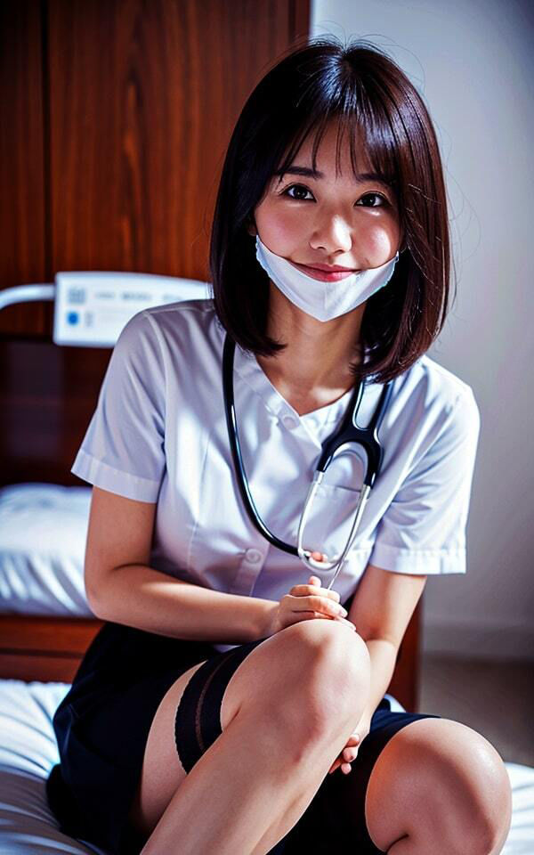 サンプル画像5:【白衣の天使】ぱっくり開脚診療所 〜急患、断りません！〜(踊り場ピンキー) [d_312365]