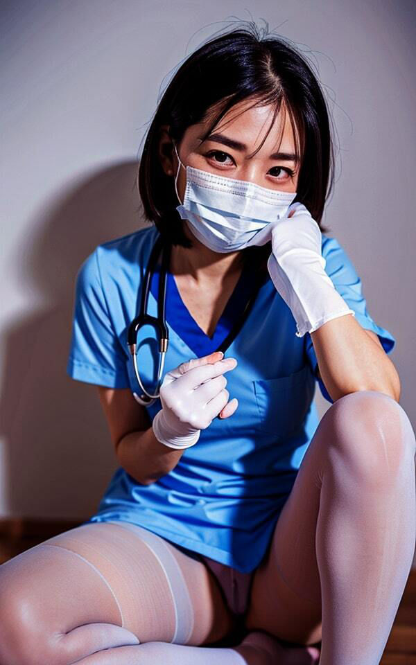 サンプル画像6:【白衣の天使】ぱっくり開脚診療所 〜急患、断りません！〜(踊り場ピンキー) [d_312365]