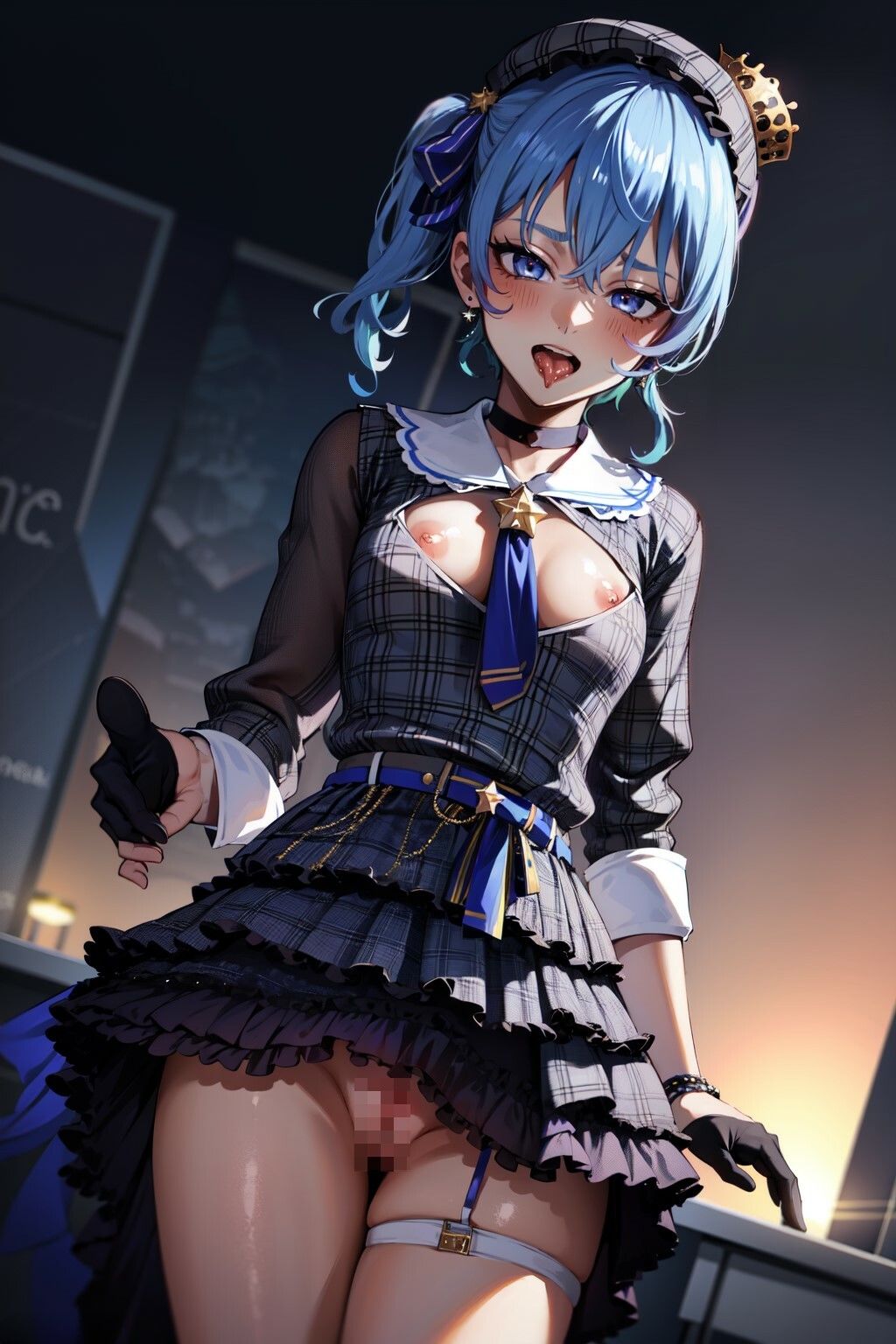 サンプル画像3:えち街すいせいのライブ後の淫乱姿(萌のイラスト) [d_312382]