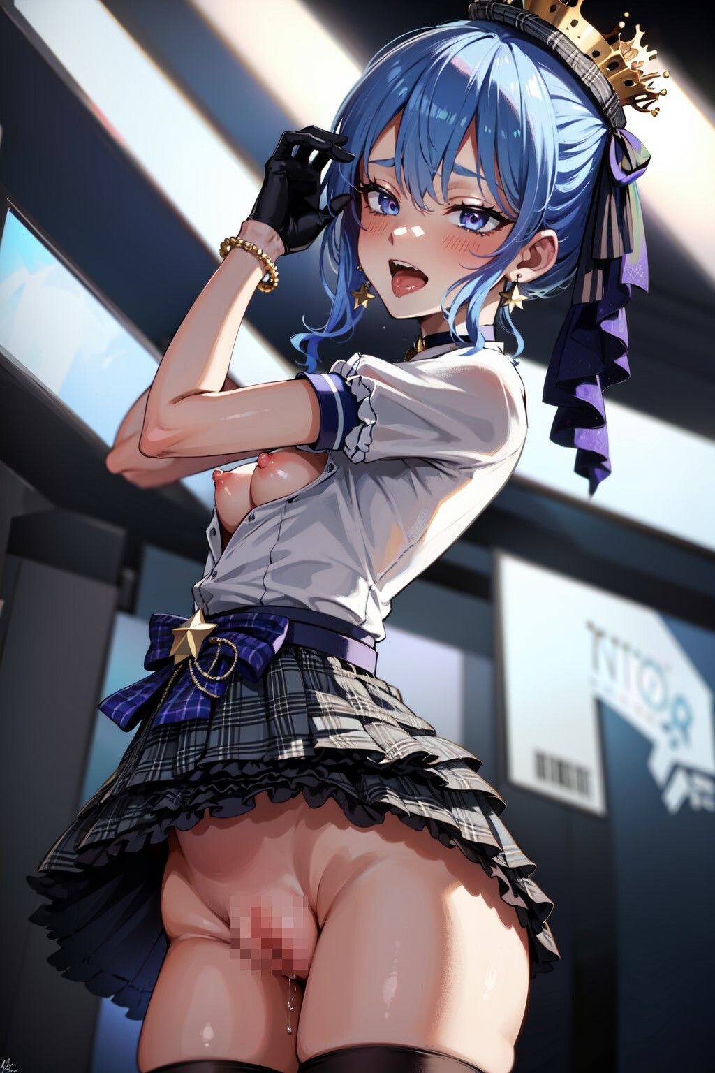 サンプル画像5:えち街すいせいのライブ後の淫乱姿(萌のイラスト) [d_312382]