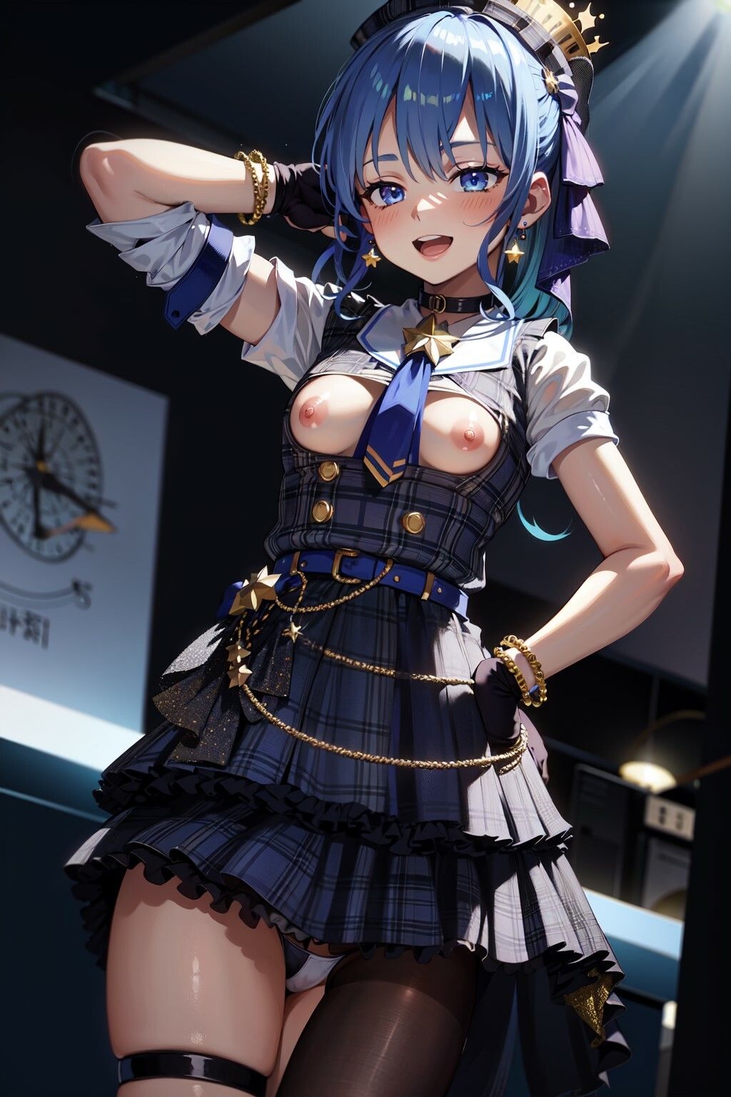 サンプル画像6:えち街すいせいのライブ後の淫乱姿(萌のイラスト) [d_312382]