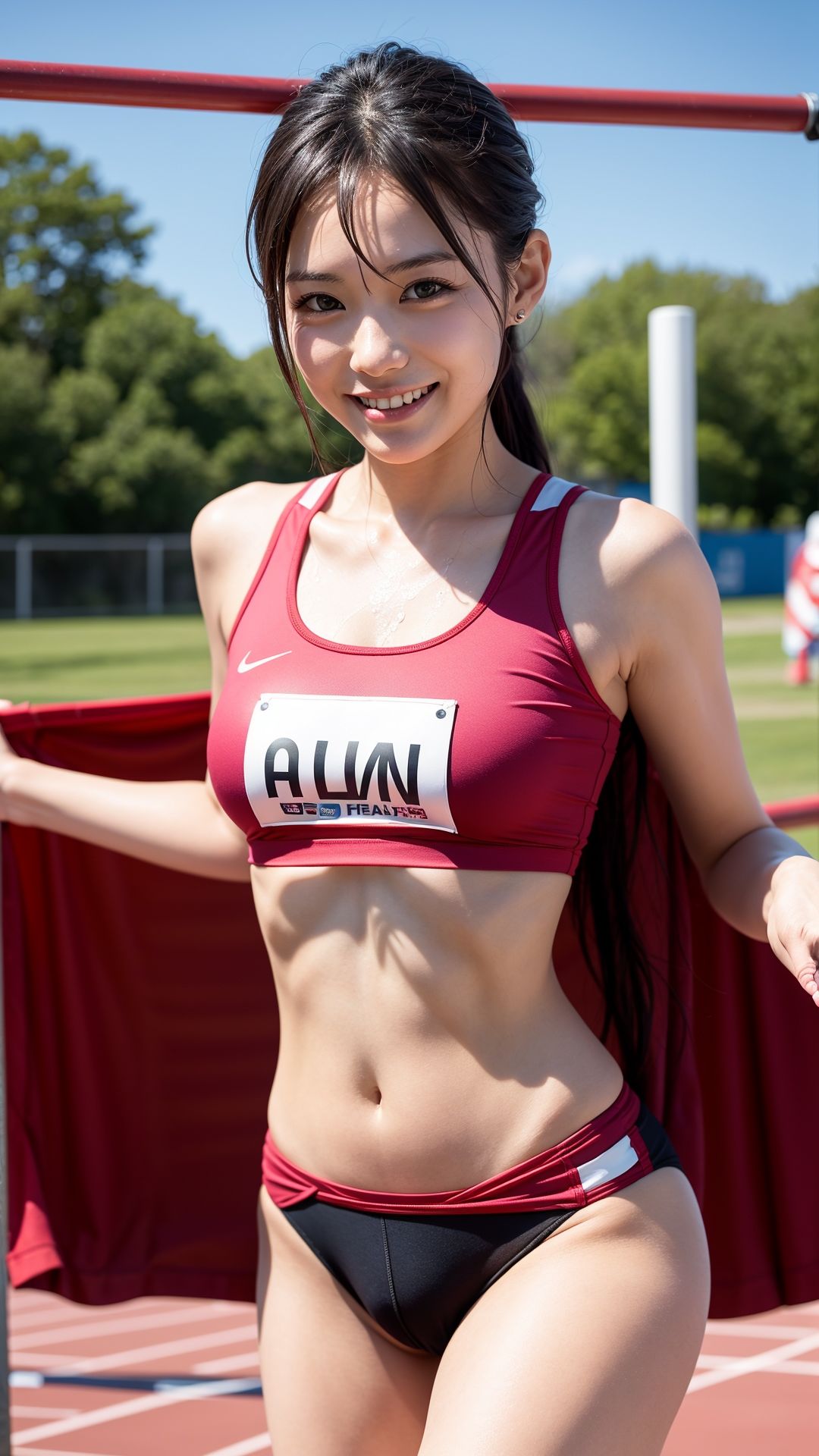 サンプル画像5:美少女アスリート オッパイ透視大作戦(妄想野郎AIチーム) [d_312391]