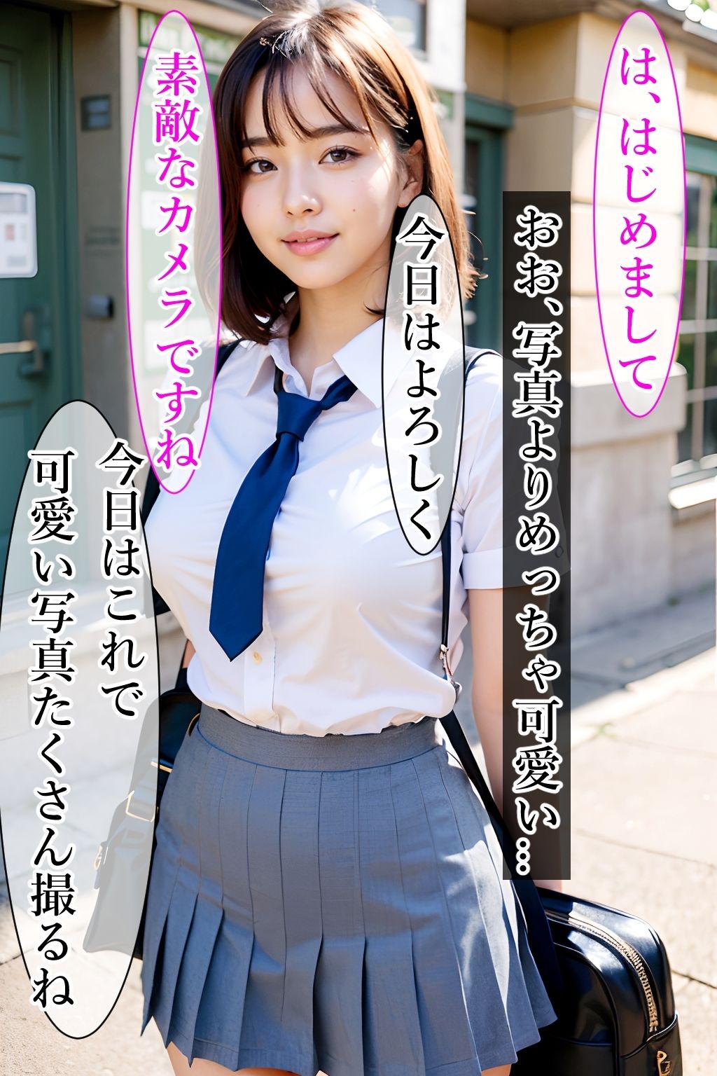 女子校生、初めてのパパ活・援交の画像1