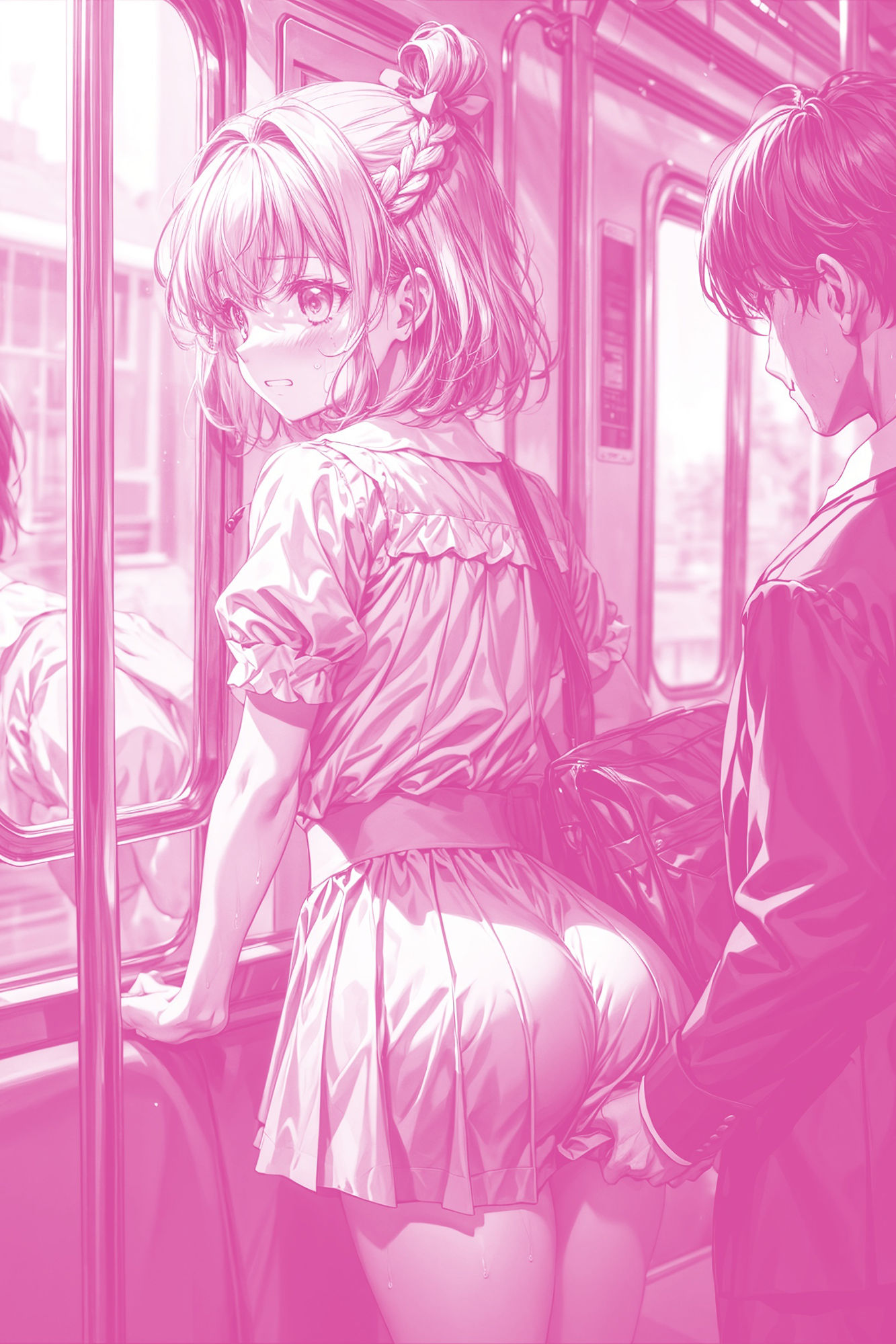 サンプル画像4:怪人痴●車両 -二両目- 起こることのなかった魔法の奇跡(絵心あいのAI生成アトリエ) [d_312518]