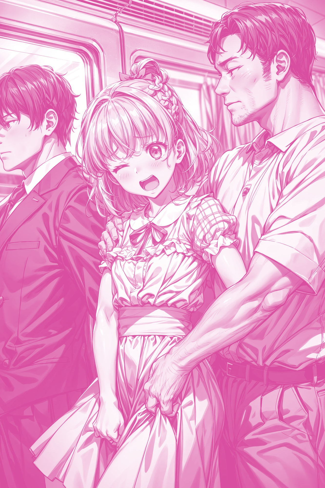 サンプル画像5:怪人痴●車両 -二両目- 起こることのなかった魔法の奇跡(絵心あいのAI生成アトリエ) [d_312518]