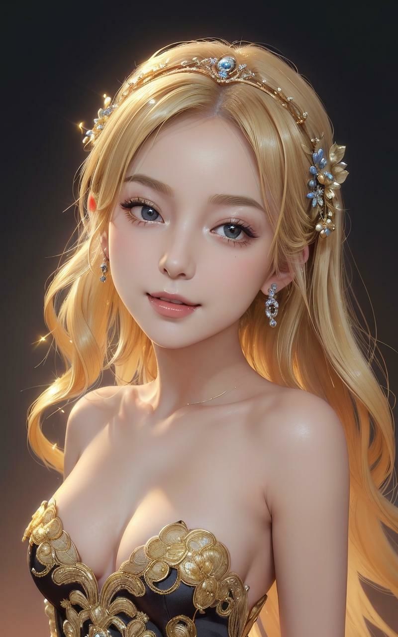 サンプル画像2:AI美女写真集Vol.91:ドレス美女ティナ19歳(beauty4ever) [d_312519]