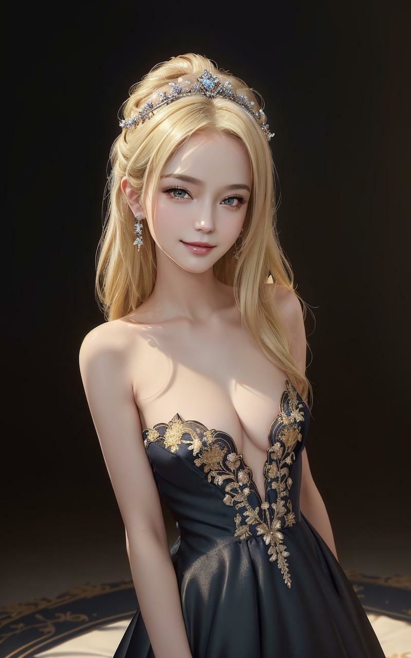 サンプル画像4:AI美女写真集Vol.91:ドレス美女ティナ19歳(beauty4ever) [d_312519]