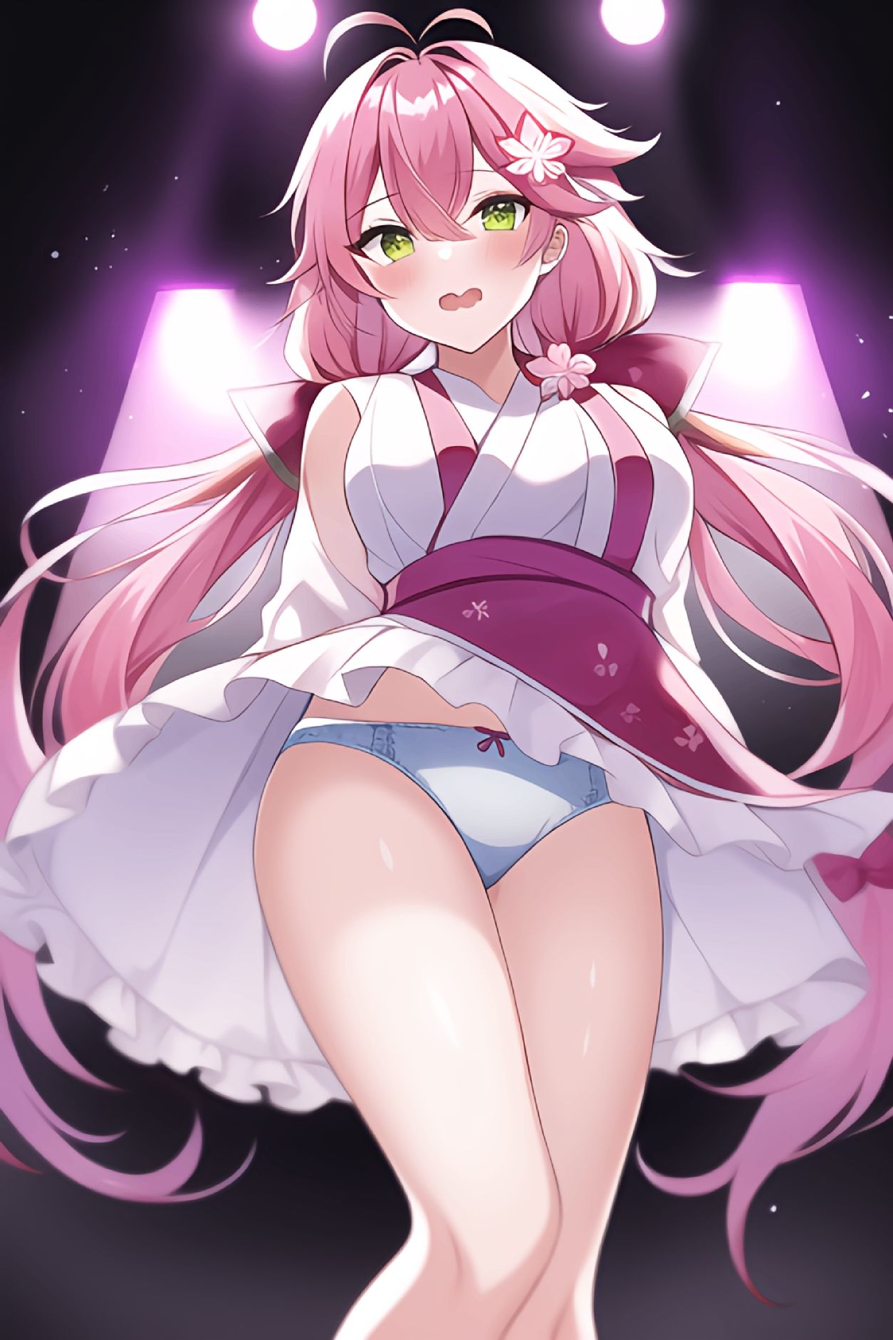 サンプル画像2:【買い切り版】バーチャル衣装故障で羞恥みこち（English translation included）(しそ@SISO_r18) [d_312554]