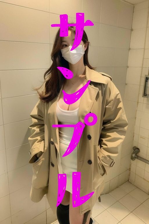 サンプル画像4:公衆トイレの痴女(巨乳美女召喚師) [d_312630]