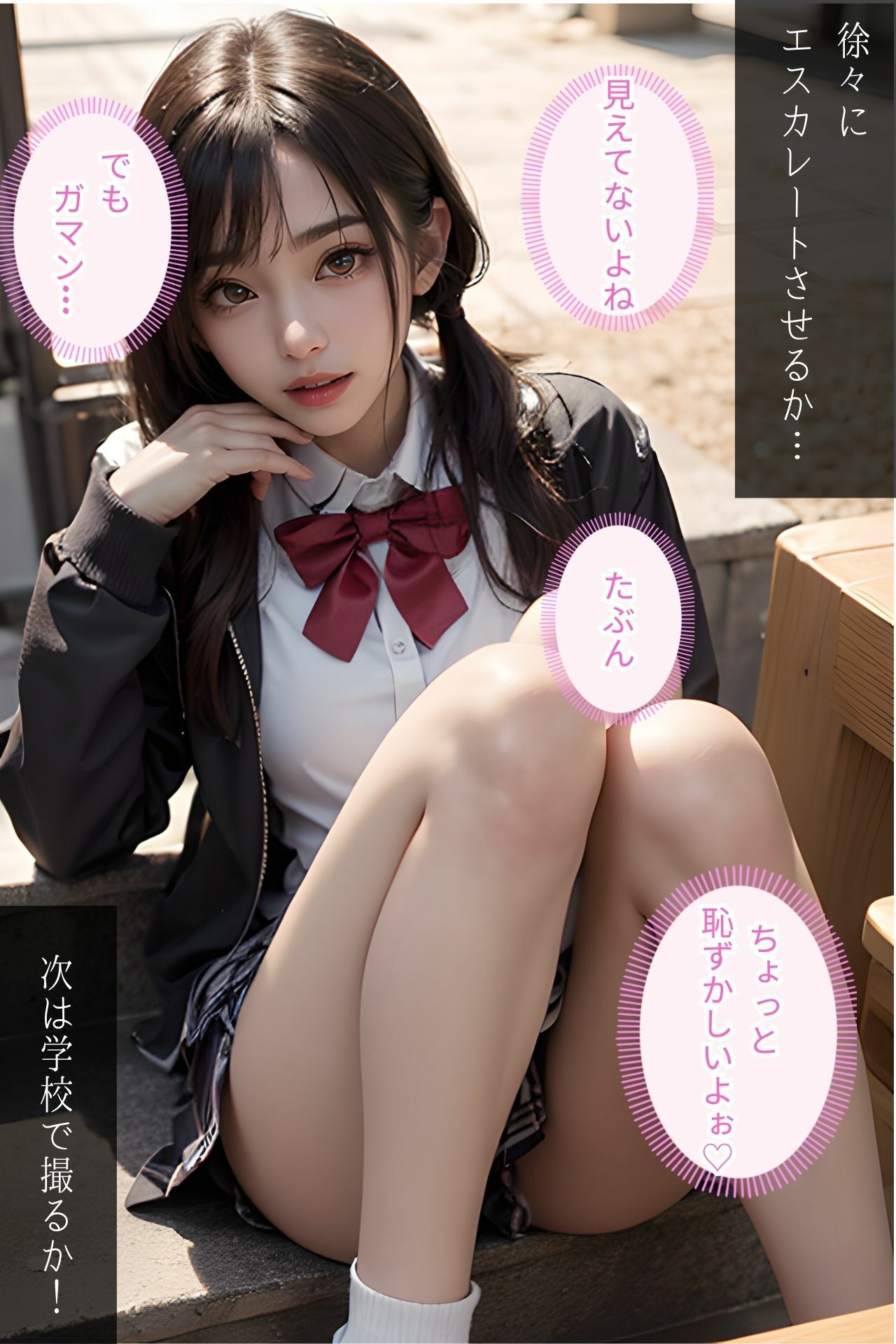 サンプル画像3:【JK特化シリーズ】1000年に1人の地下アイドルYちゃんのJK時代にタイムリープしてヤれ！！(AIアイランド) [d_312659]