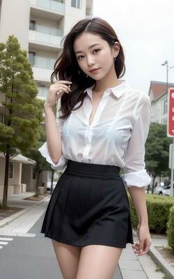 サンプル画像1:街で見つけたスケブラお姉さん vol003(カマキリン) [d_312672]