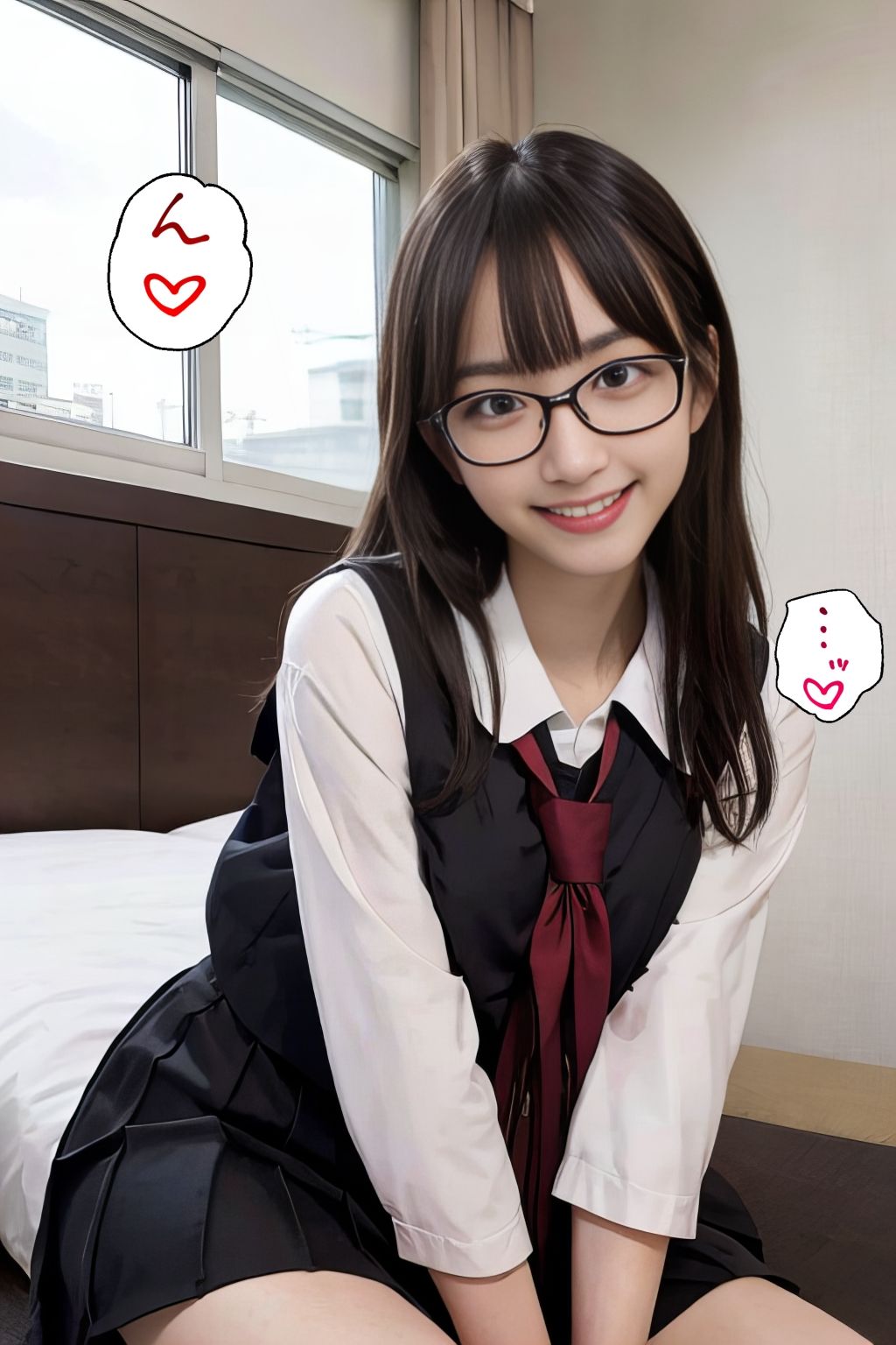 サンプル画像4:中出しされたいめがね少女(峰島一族) [d_312798]