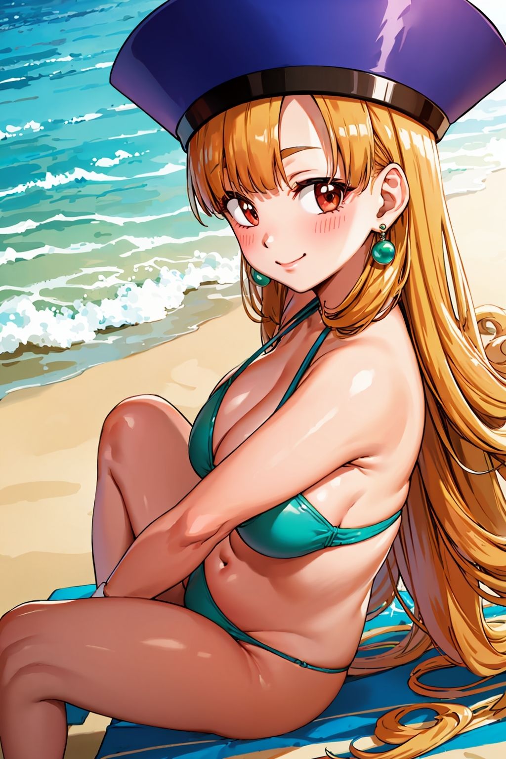 サンプル画像3:ア〇ーナ 水着CG集(AI Doujin) [d_312828]