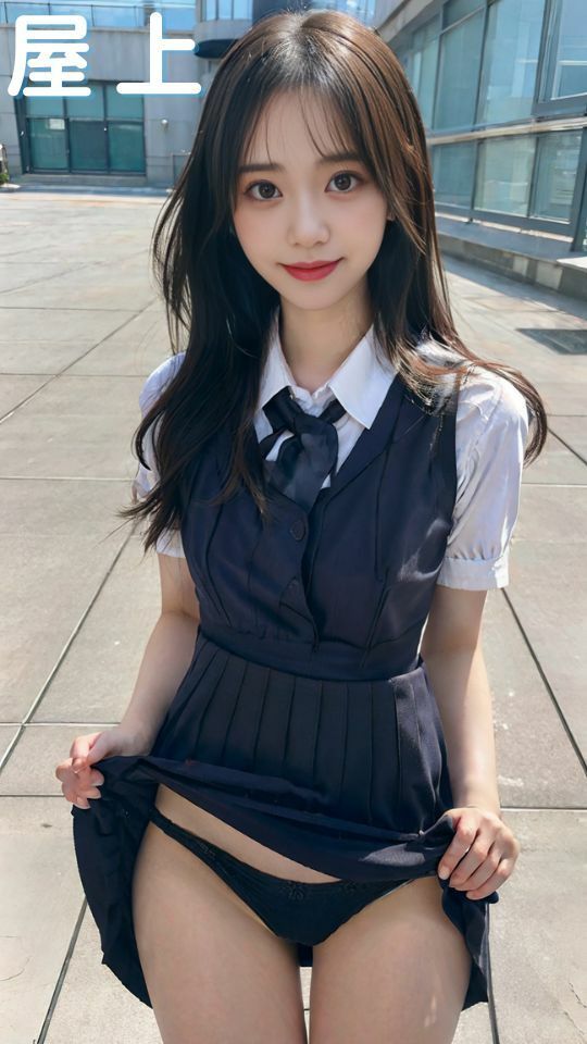 サンプル画像1:美少女JK 〜スカート捲し上げ〜(NanamiAi) [d_312830]