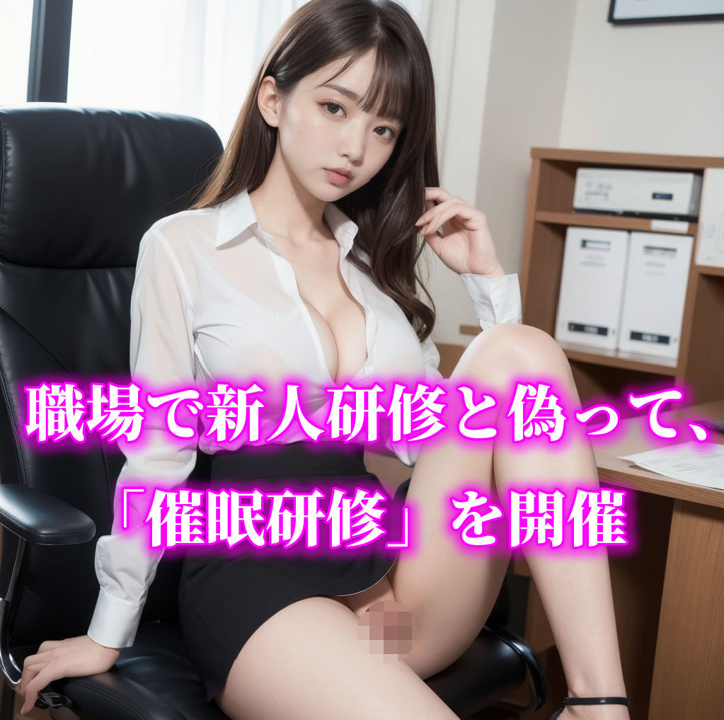 サンプル画像1:新人巨乳OLの催●研修【強●開脚操作】(はむはむ工房) [d_312832]