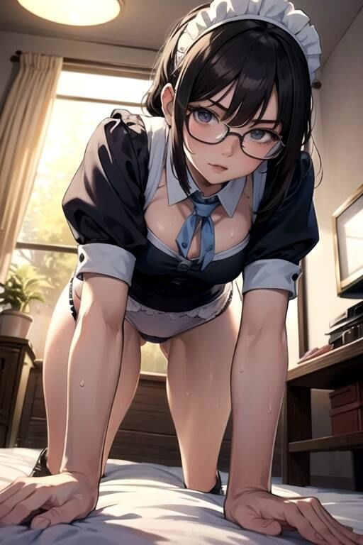 サンプル画像5:「汚」シリーズVol.3-清楚なメイド編ー(ちゃのそんAI) [d_312869]