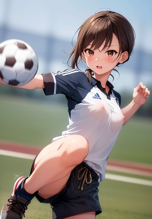 サンプル画像4:ノーブラ・スポーツ少女(エロ天使商会) [d_312972]